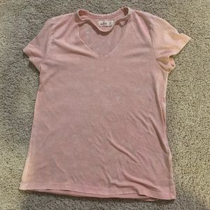hollister open neck tee